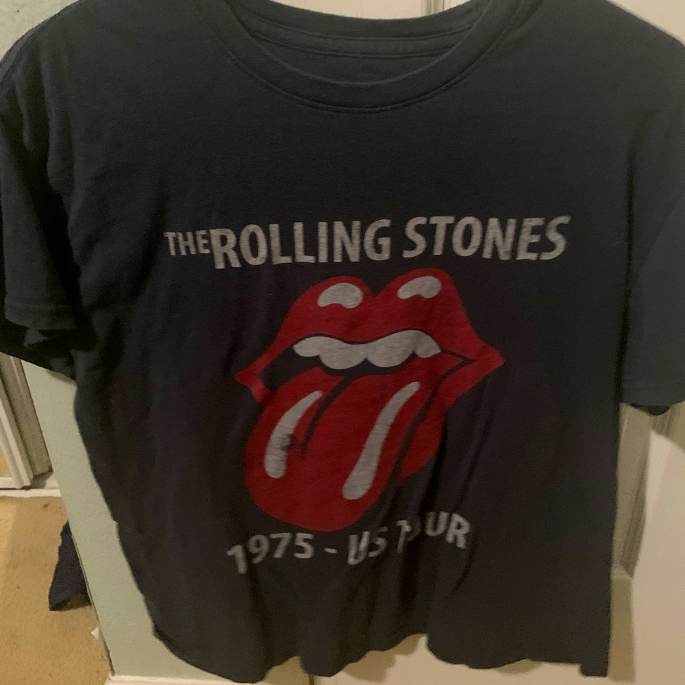 Gray Womens Rolling Stones t shirt